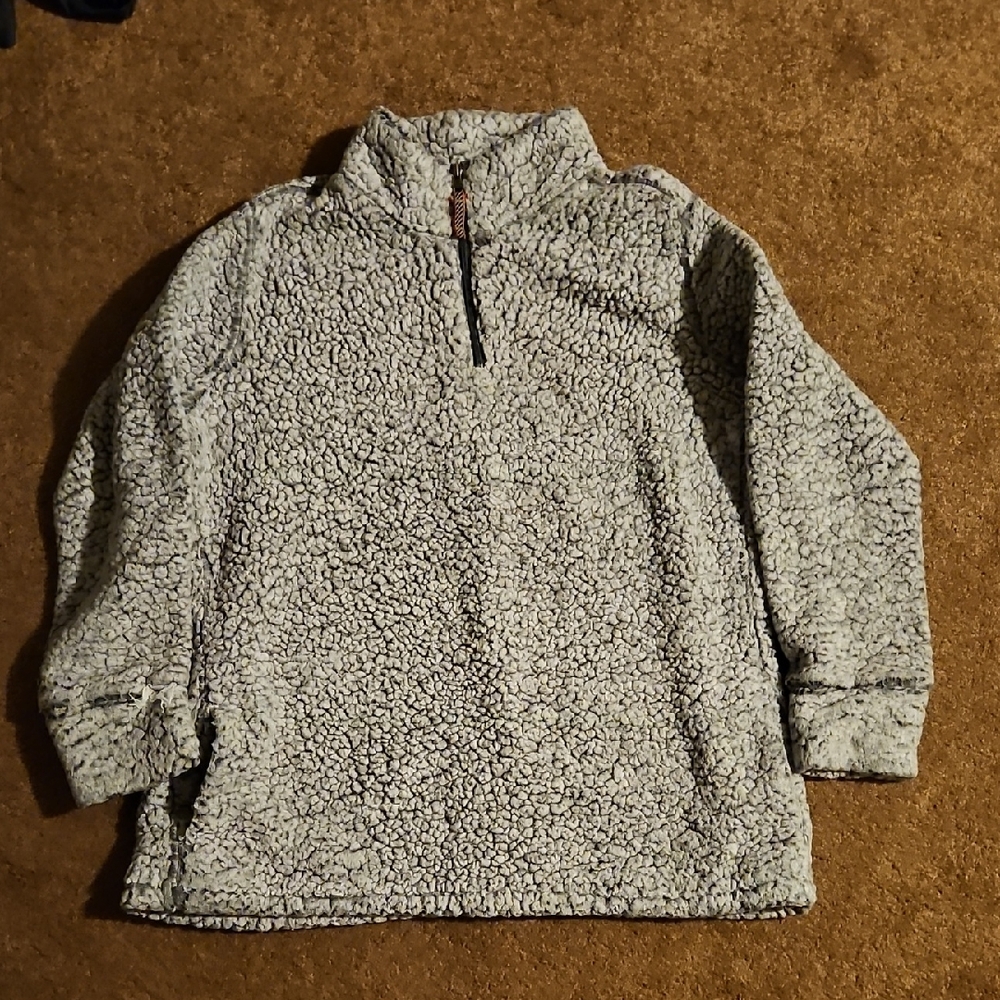 Weatherproof Vintage Gray Fleece Pullover Top Size XL Soft Casual Outdoor